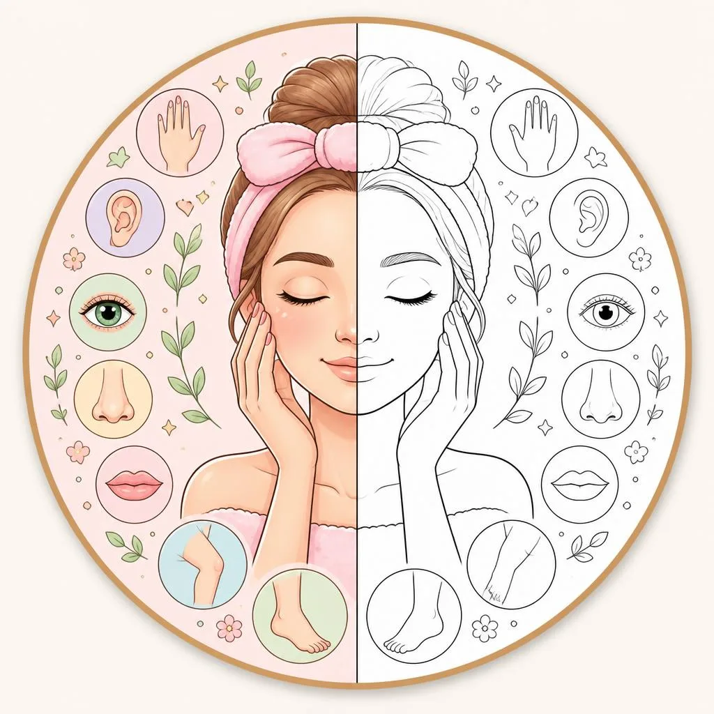 Body Parts coloring pages