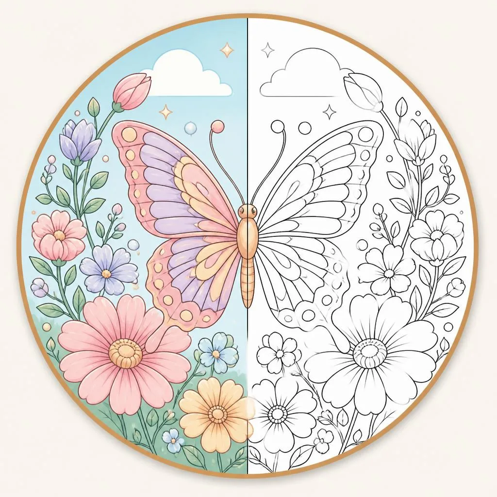 Butterfly coloring pages