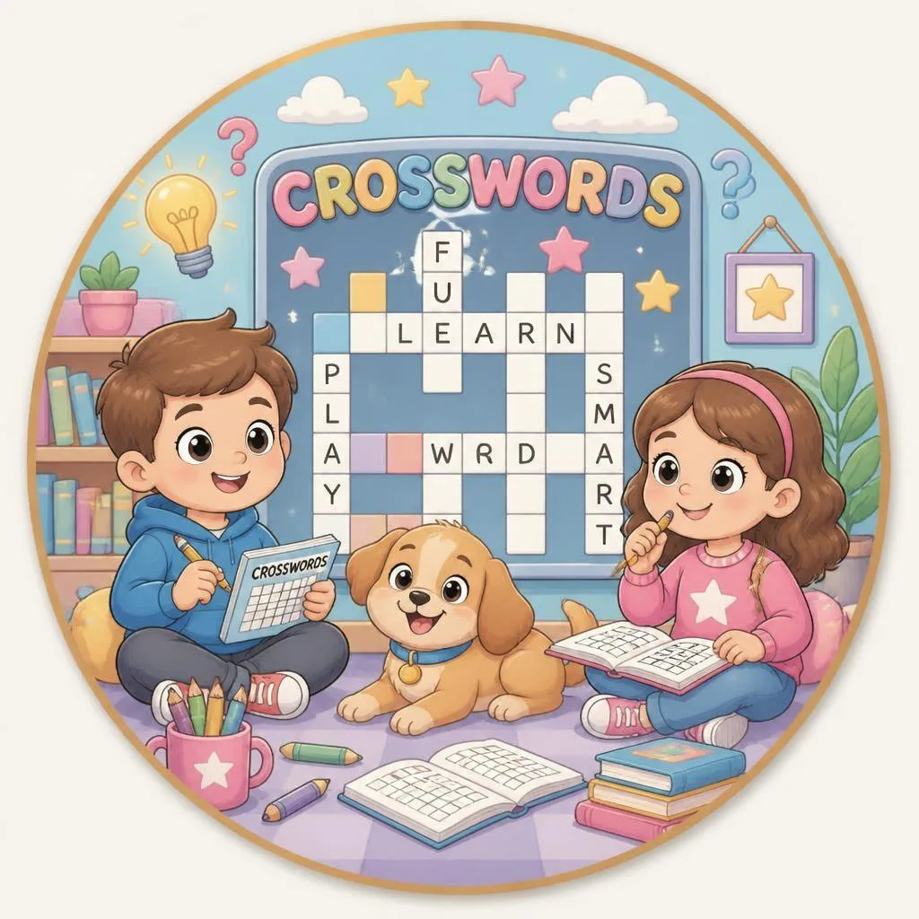 Crosswords coloring pages