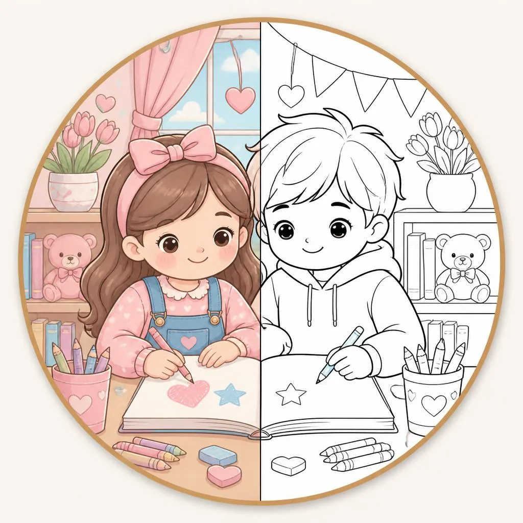 For Toddlers coloring pages