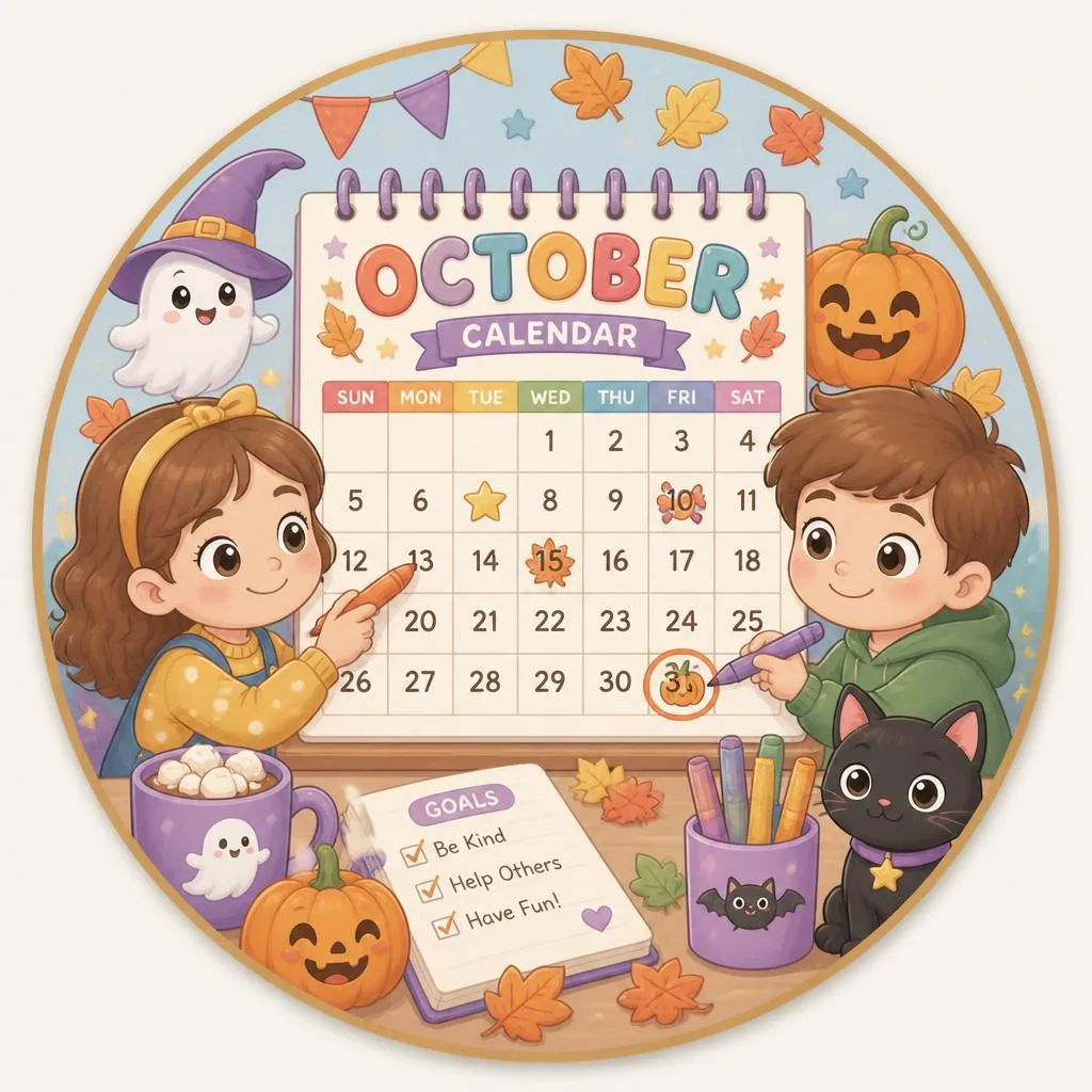 October 2026 coloring pages