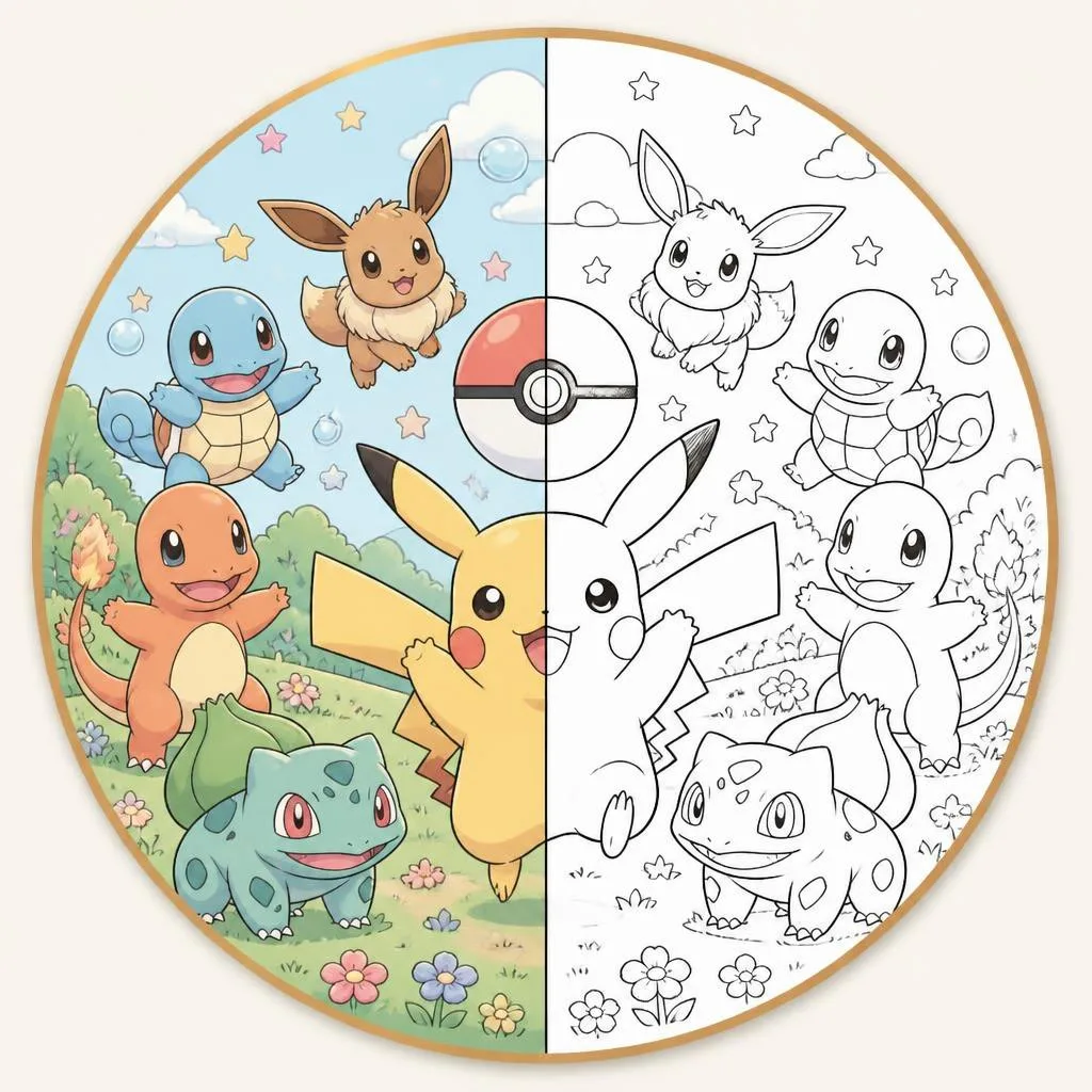 Pokemon coloring pages