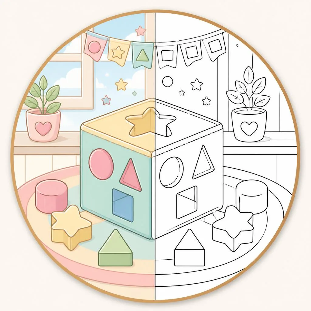 Shapes Coloring coloring pages