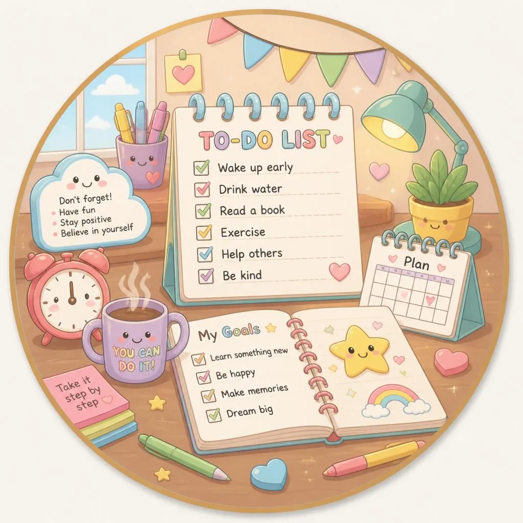To-Do List coloring pages