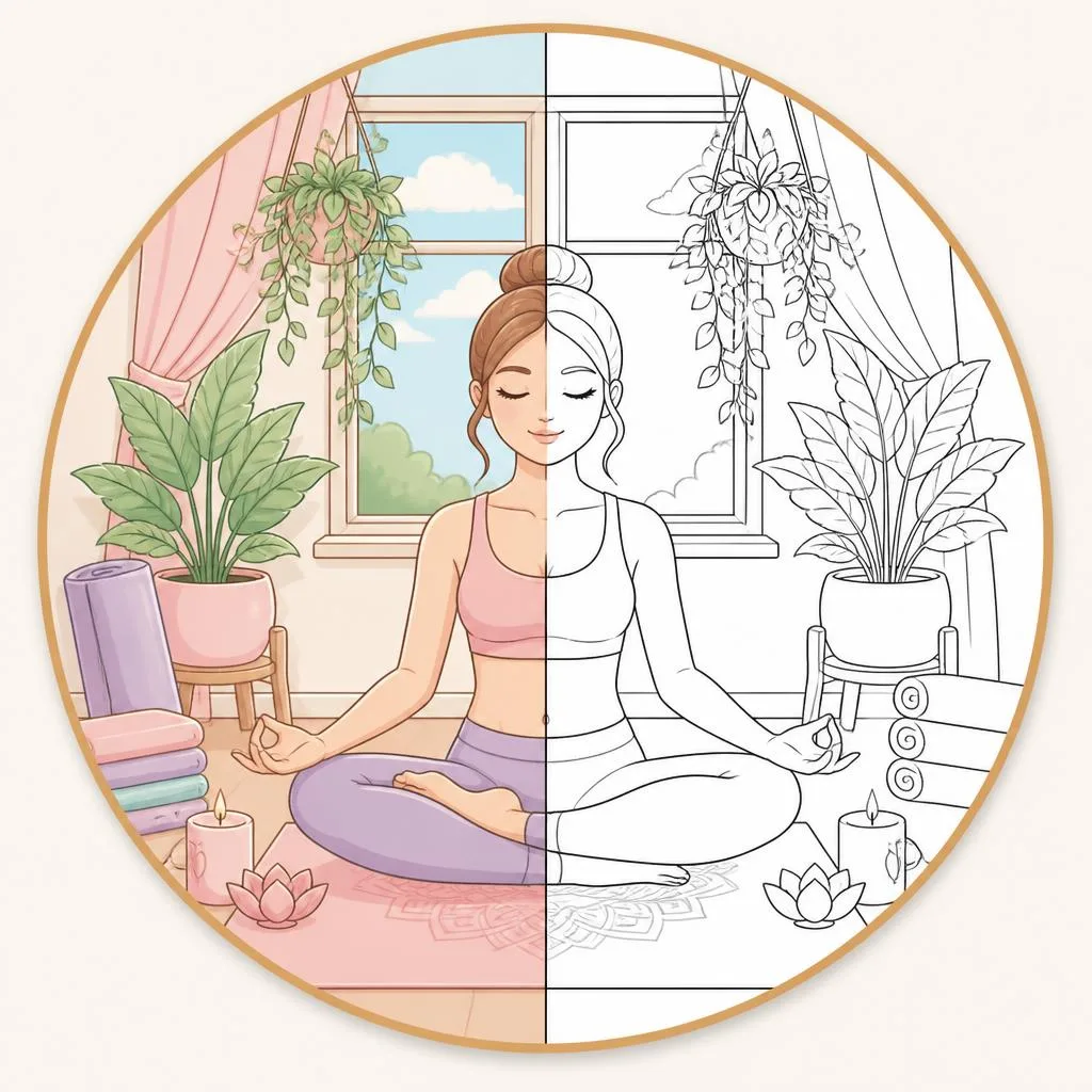 Zen coloring pages